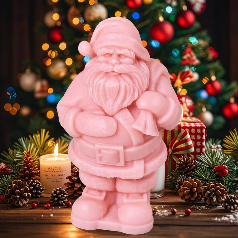 GELXGRIT 3D Santa Claus Silicone Candle Mold - Image 5